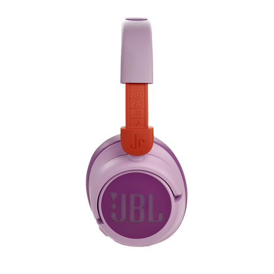 JBL JR 460NC - Pink - Wireless over-ear Noise Cancelling kids headphones - Right